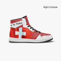 AJ1 High-Top Leather Sneakers