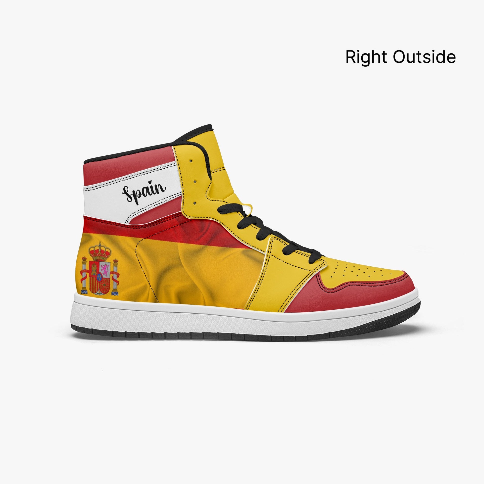 AJ1 High-Top Leather Sneakers