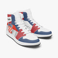 AJ1 High-Top Leather Sneakers