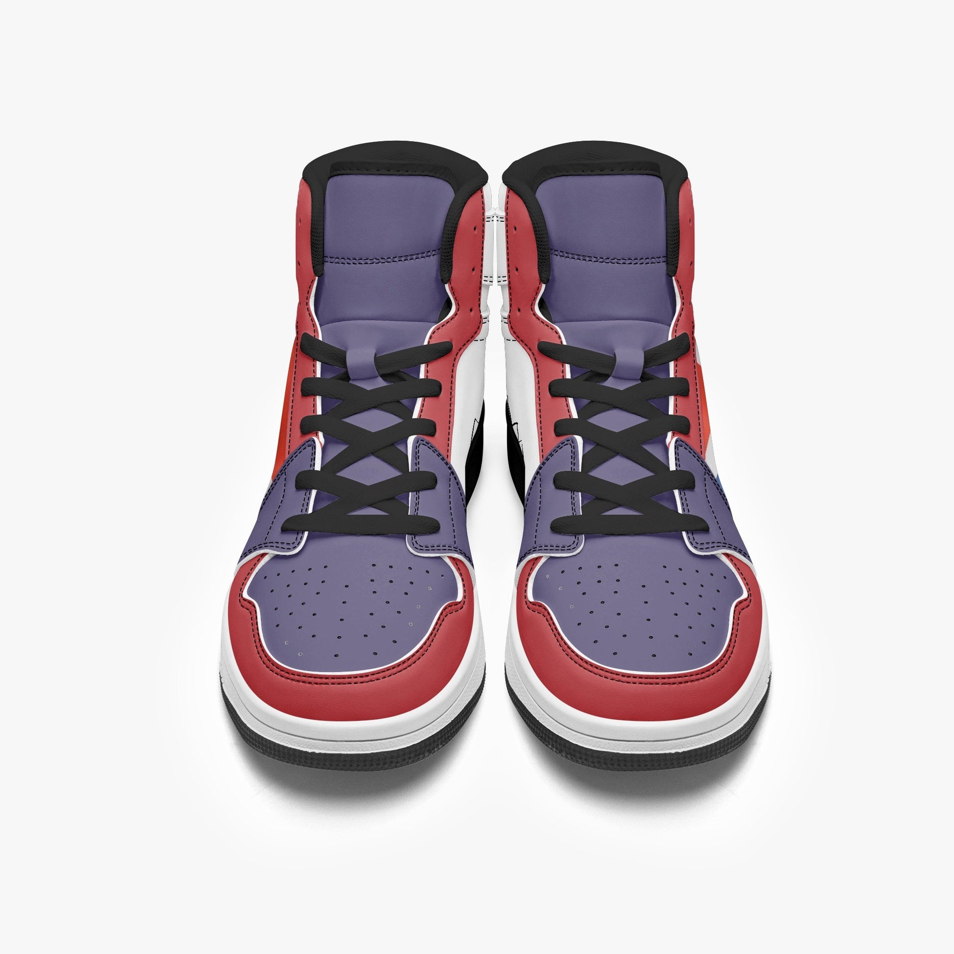 AJ1 High-Top Leather Sneakers