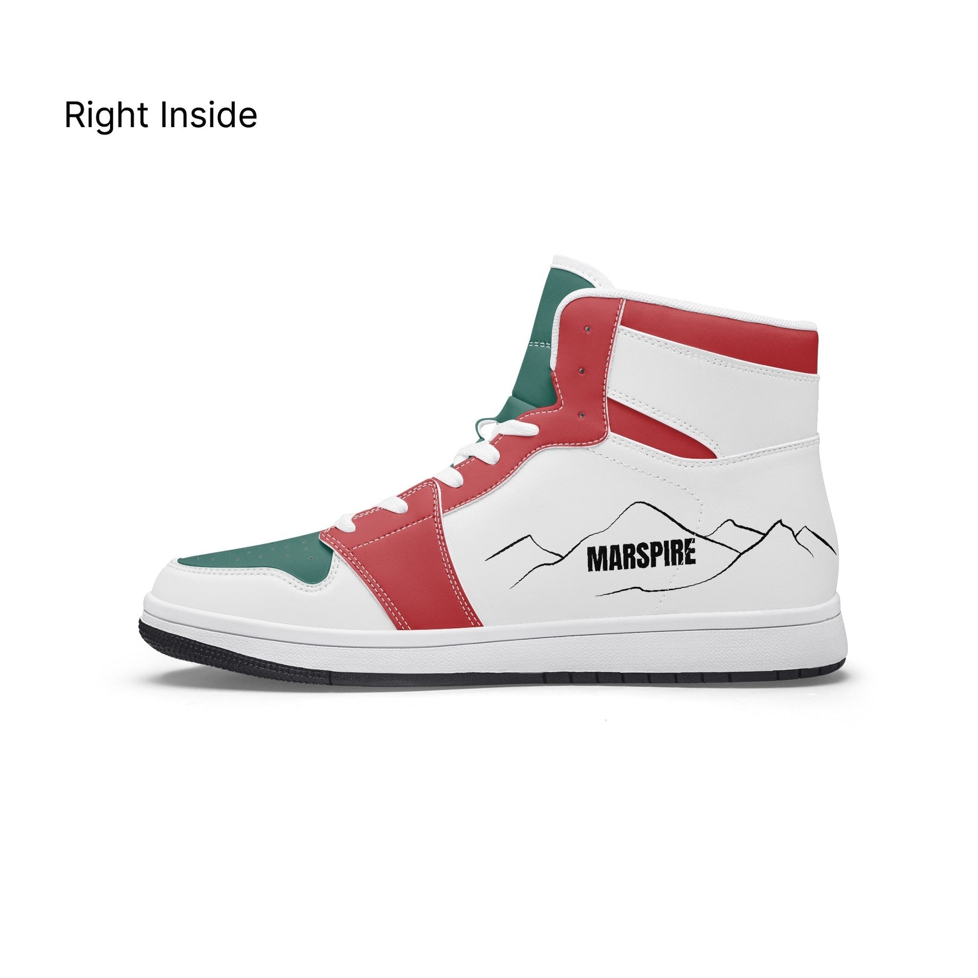 AJ1 High-Top Leather Sneakers