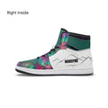 AJ1 High-Top Leather Sneakers