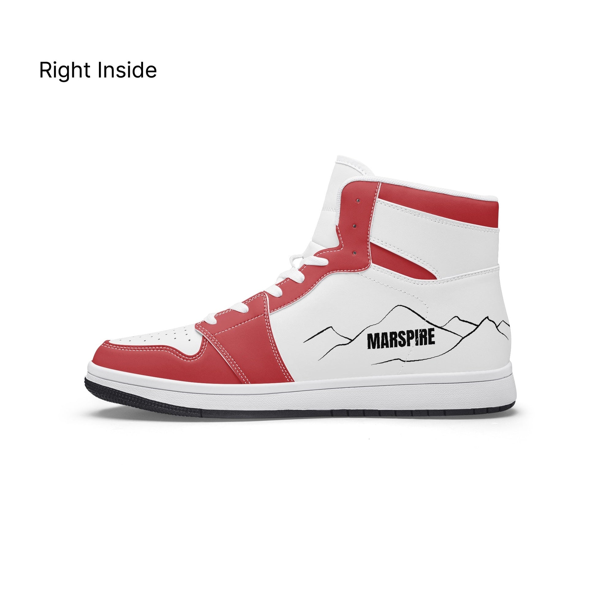 AJ1 High-Top Leather Sneakers