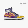 AJ1 High-Top Leather Sneakers