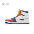 AJ1 High-Top Leather Sneakers