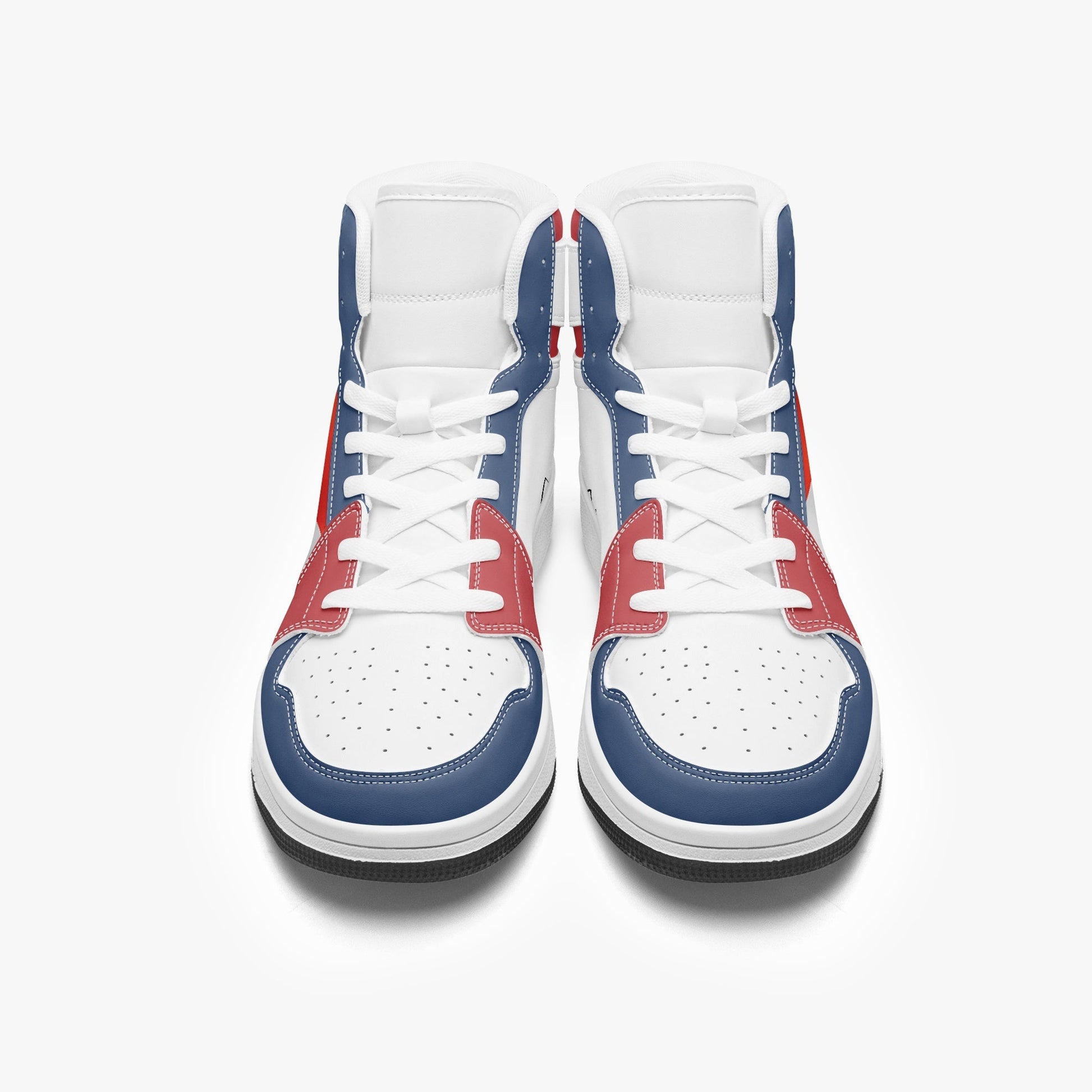 AJ1 High-Top Leather Sneakers