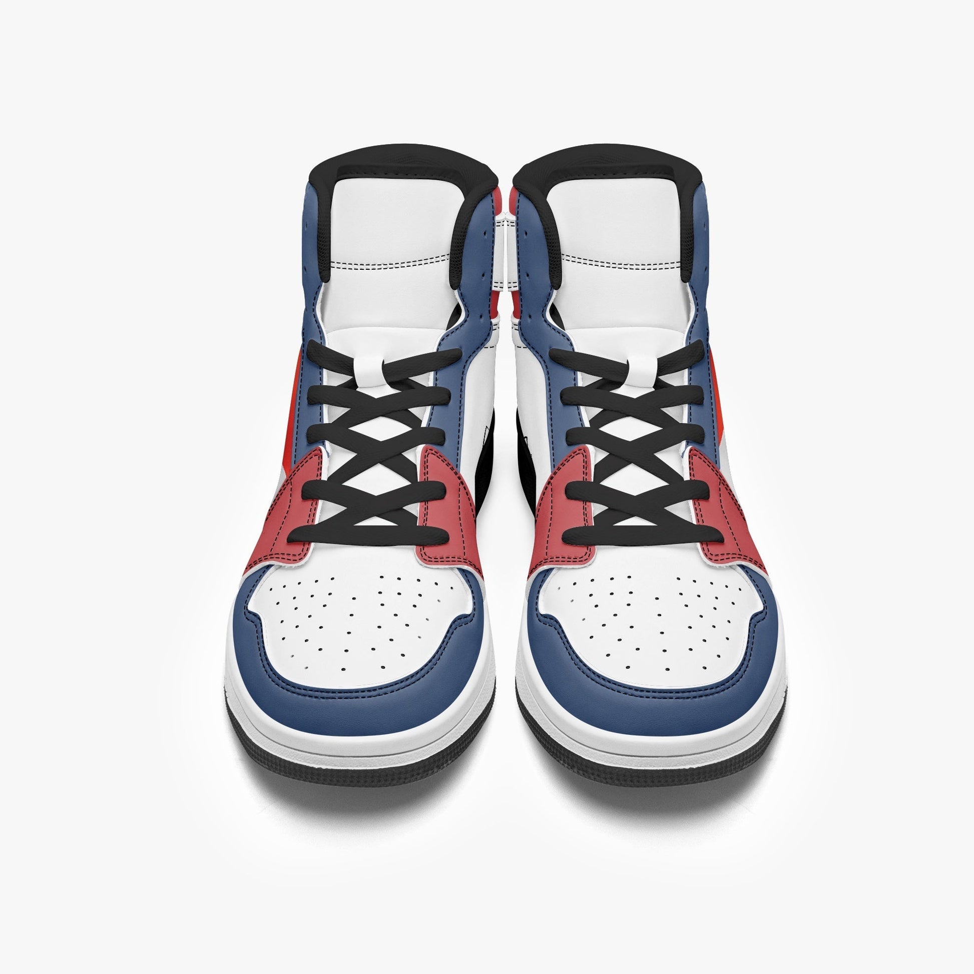 AJ1 High-Top Leather Sneakers