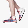 AJ1 High-Top Leather Sneakers