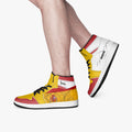 AJ1 High-Top Leather Sneakers