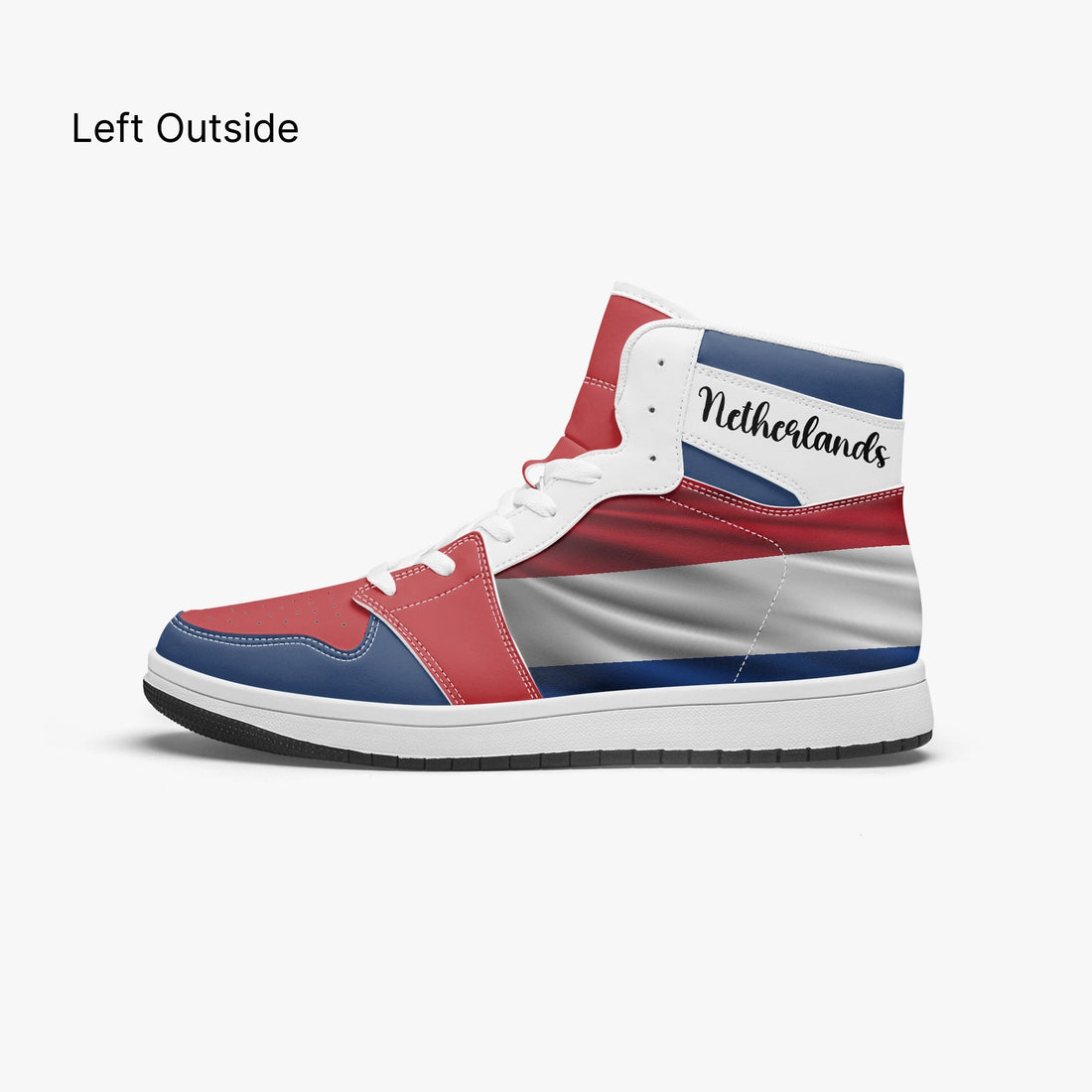 AJ1 High-Top Leather Sneakers