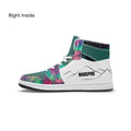 AJ1 High-Top Leather Sneakers