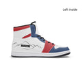 AJ1 High-Top Leather Sneakers