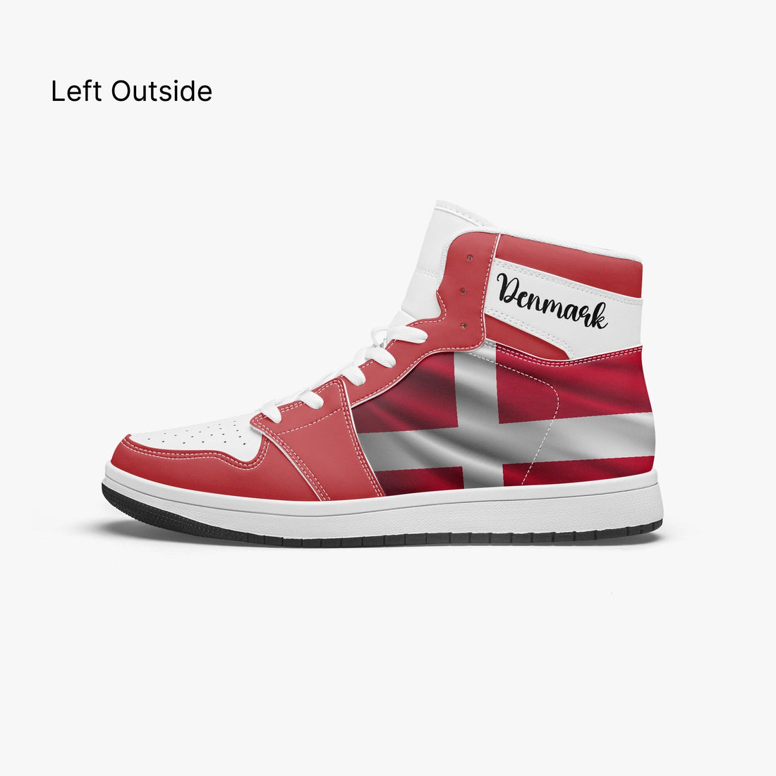 AJ1 High-Top Leather Sneakers