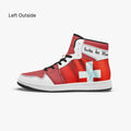 AJ1 High-Top Leather Sneakers