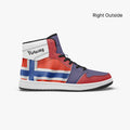 AJ1 High-Top Leather Sneakers