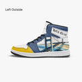 AJ1 High-Top Leather Sneakers