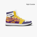 AJ1 High-Top Leather Sneakers