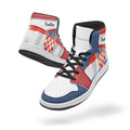 AJ1 High-Top Leather Sneakers