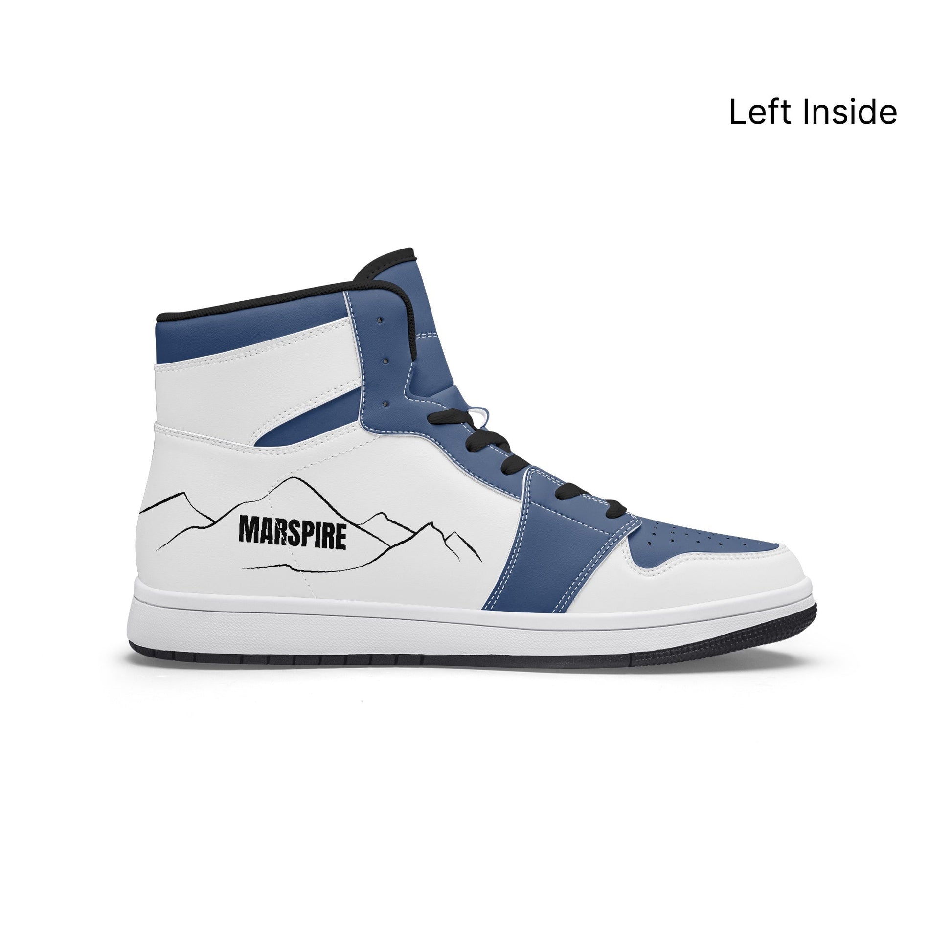 AJ1 High-Top Leather Sneakers