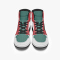 AJ1 High-Top Leather Sneakers