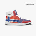 AJ1 High-Top Leather Sneakers