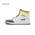 AJ1 High-Top Leather Sneakers