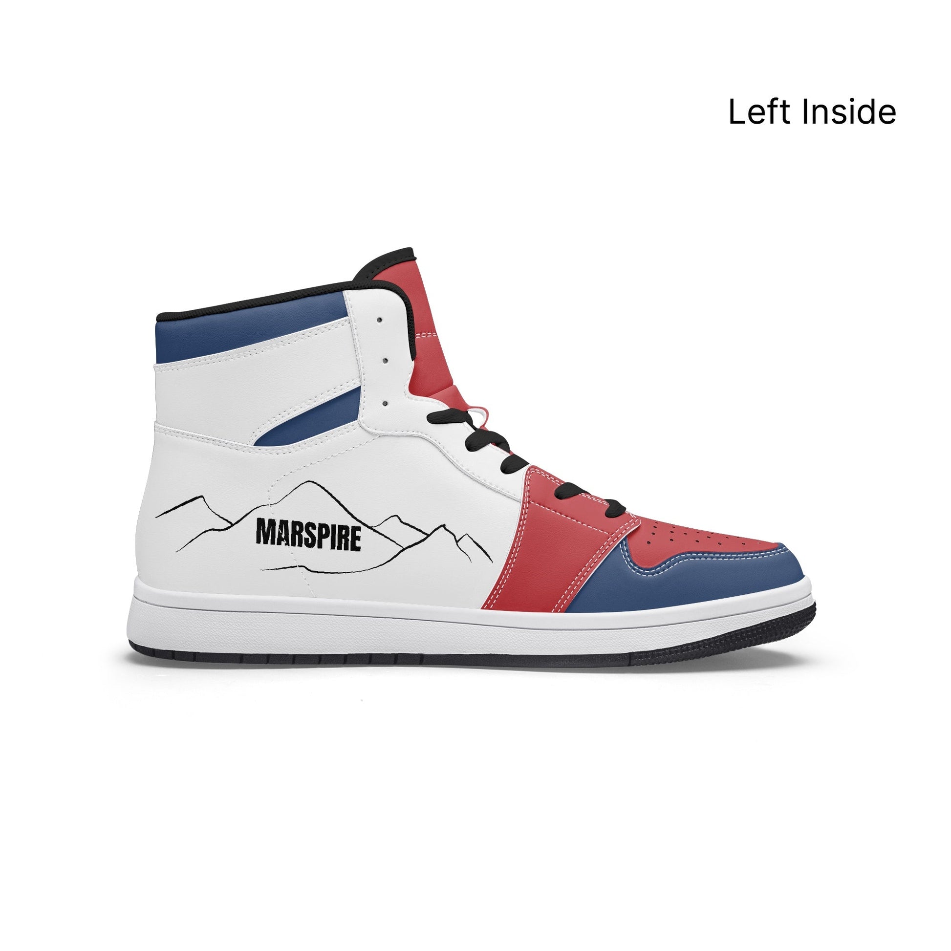 AJ1 High-Top Leather Sneakers