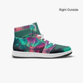 AJ1 High-Top Leather Sneakers