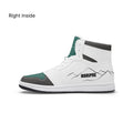 AJ1 High-Top Leather Sneakers