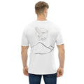 back view of mens crewneck