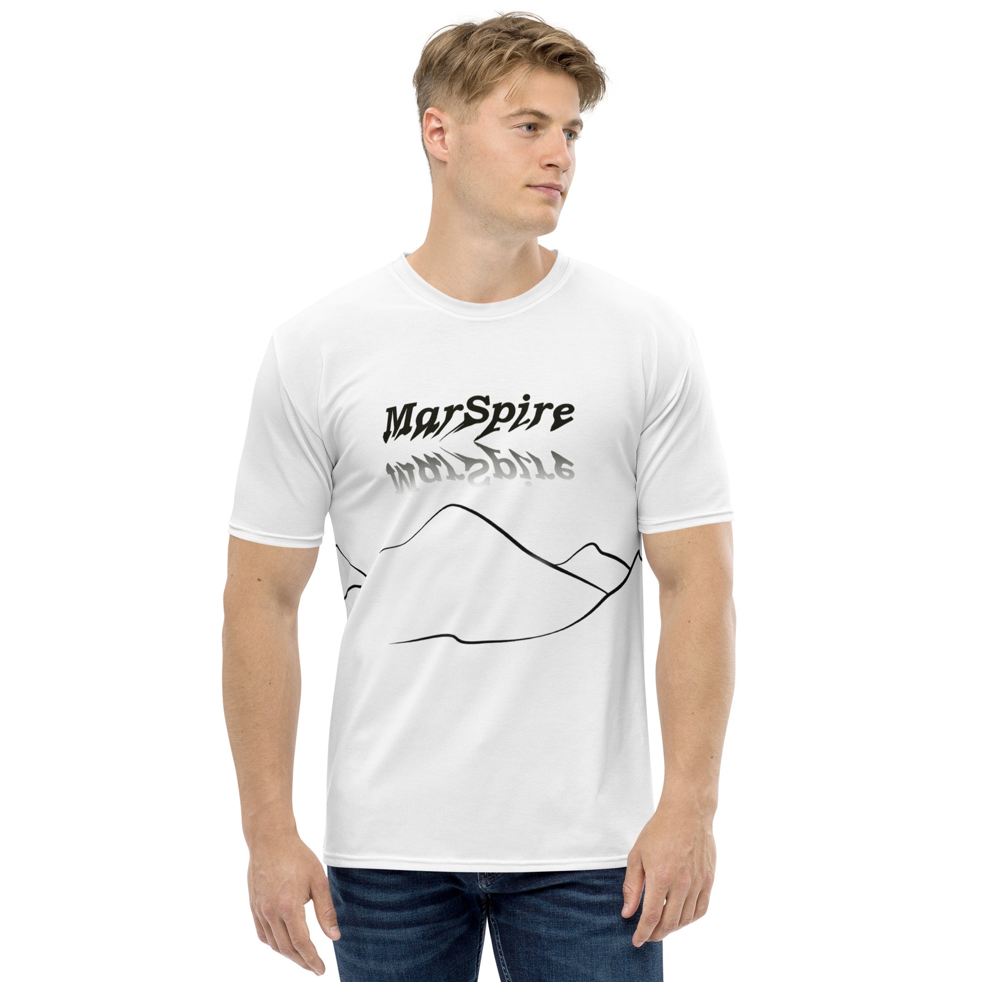 front view of mens crewneck