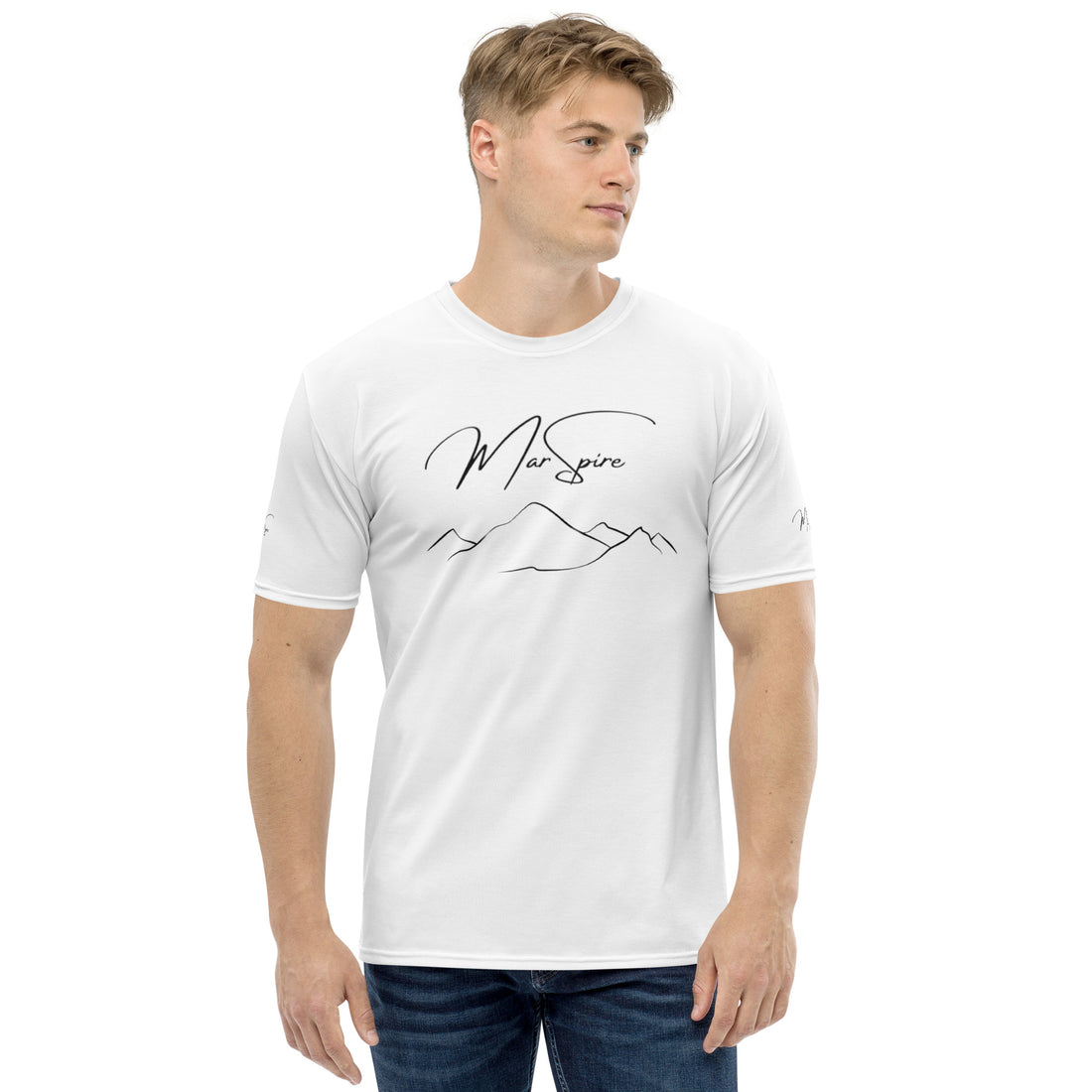 man wearing short sleeve t-shirt