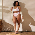 front view of high-waisted bikini vintage style