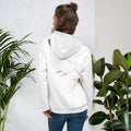 white hooded sweatshirt - back