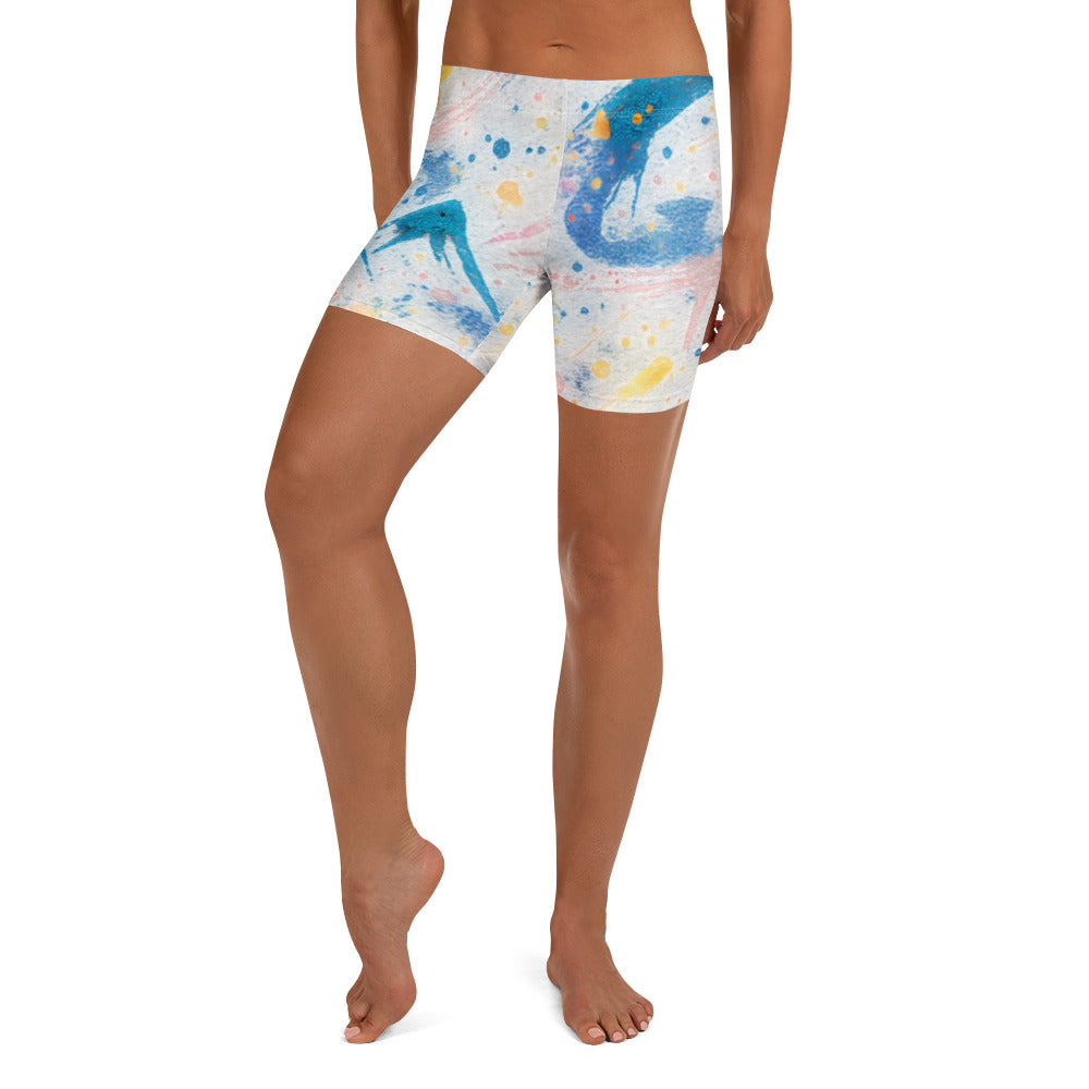 close-up of white shorts for men