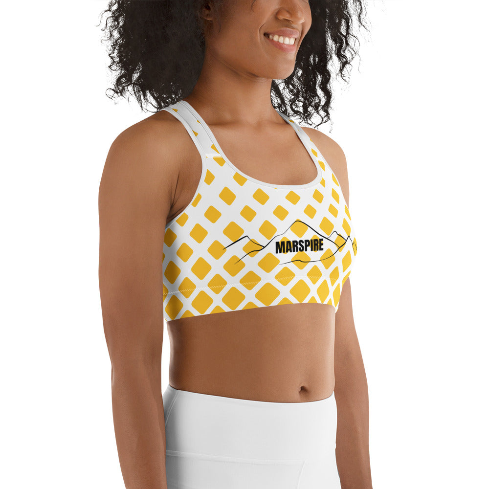 right view of seamless sports bra