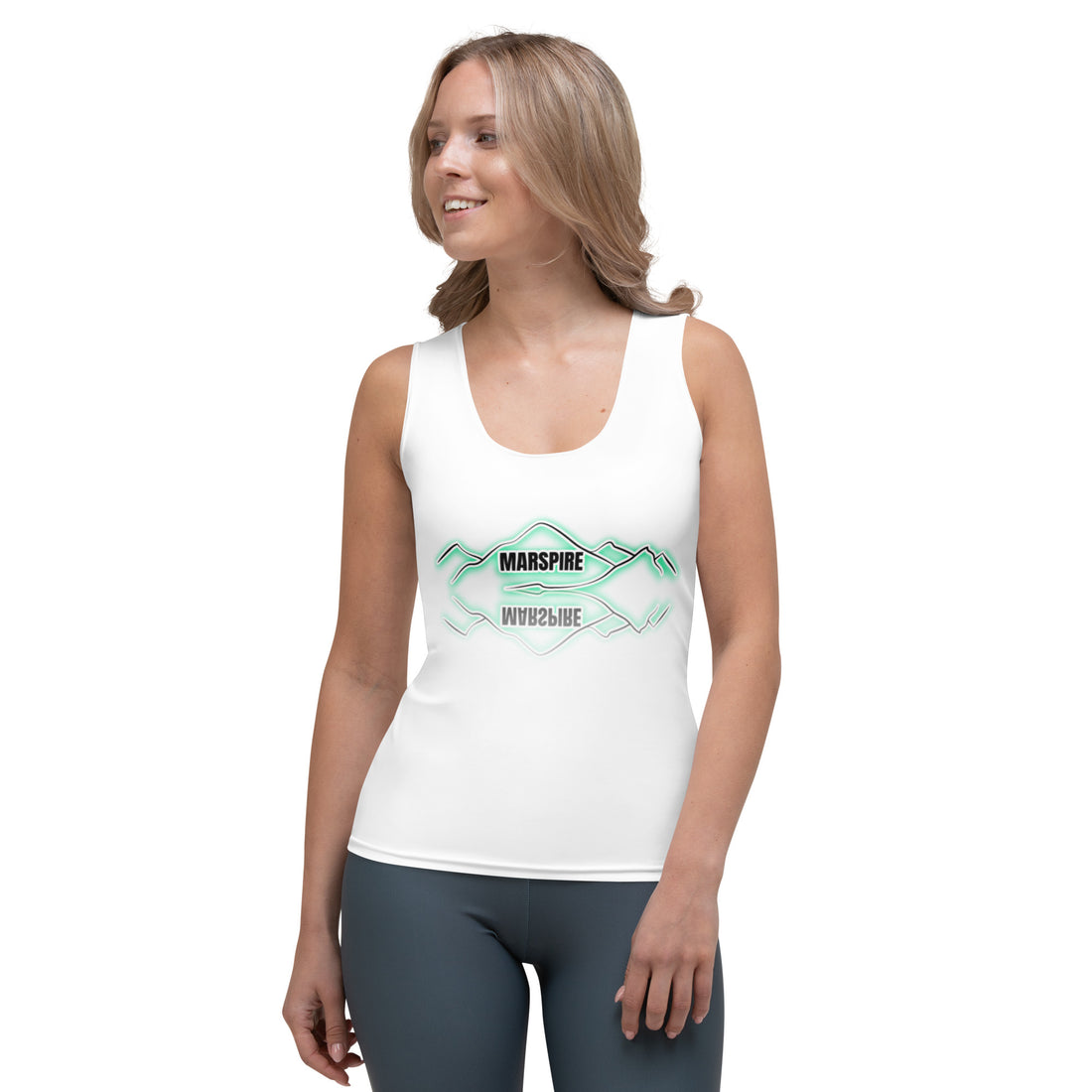women's tank top side view