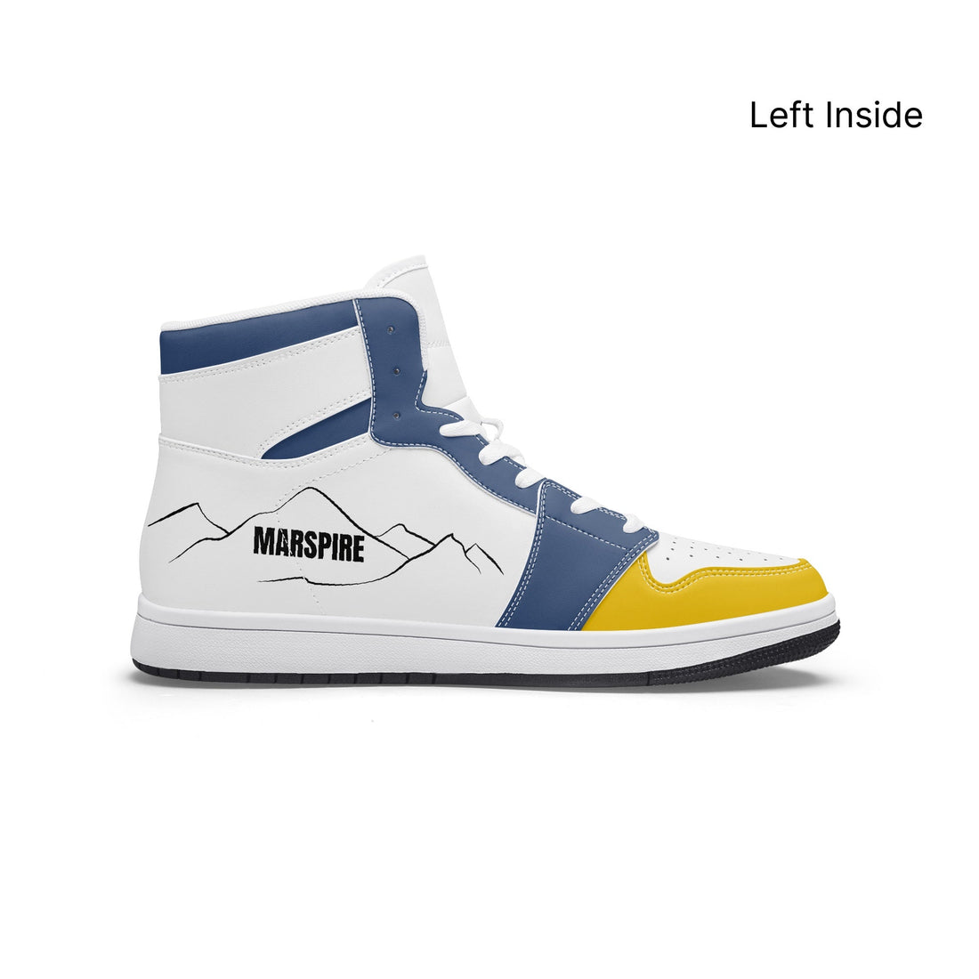 AJ1 High-Top Leather Sneakers
