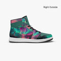 AJ1 High-Top Leather Sneakers