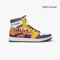 AJ1 High-Top Leather Sneakers
