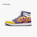 AJ1 High-Top Leather Sneakers