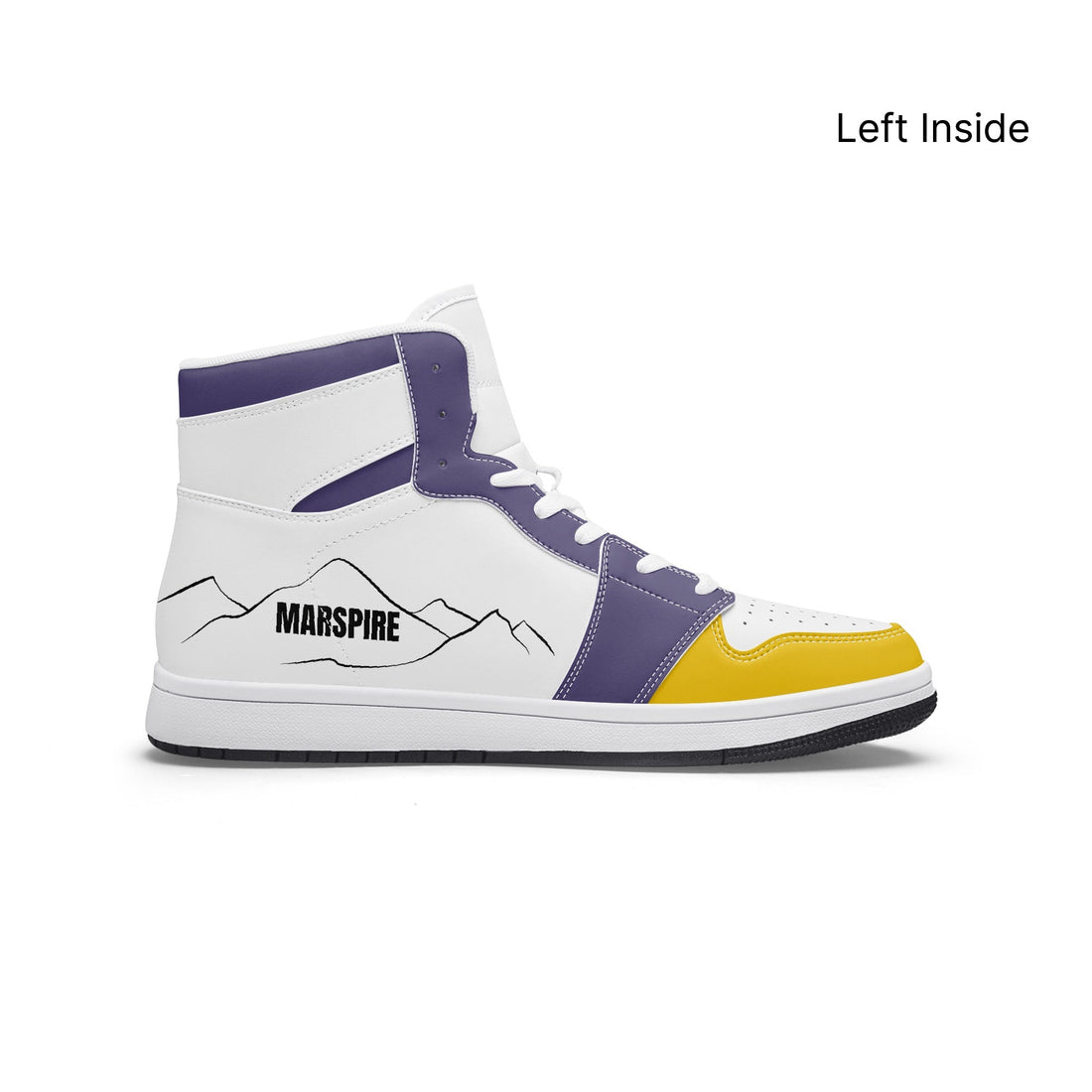 AJ1 High-Top Leather Sneakers