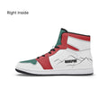 AJ1 High-Top Leather Sneakers