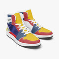 AJ1 High-Top Leather Sneakers