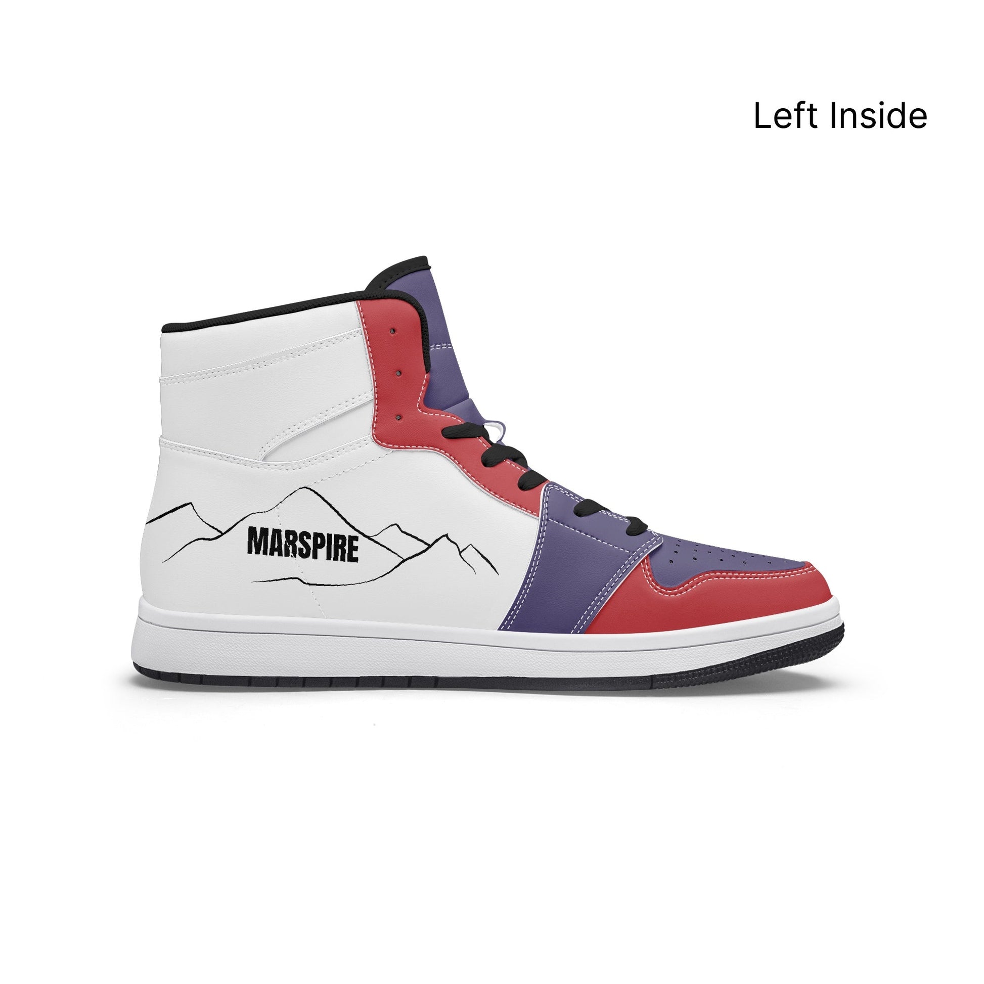 AJ1 High-Top Leather Sneakers