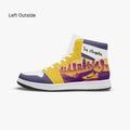 AJ1 High-Top Leather Sneakers