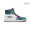 AJ1 High-Top Leather Sneakers