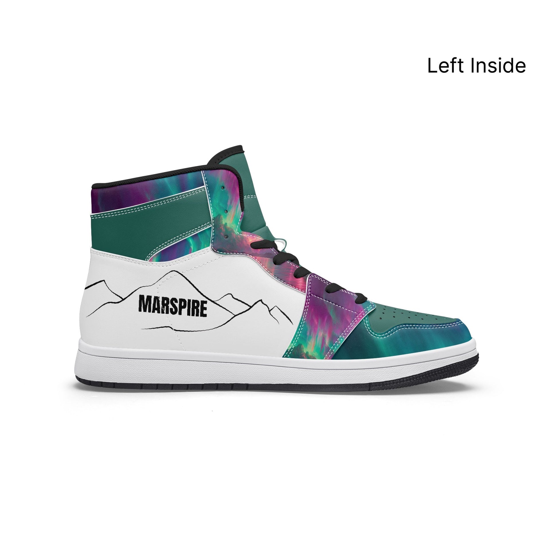 AJ1 High-Top Leather Sneakers