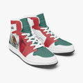 AJ1 High-Top Leather Sneakers