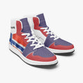 AJ1 High-Top Leather Sneakers